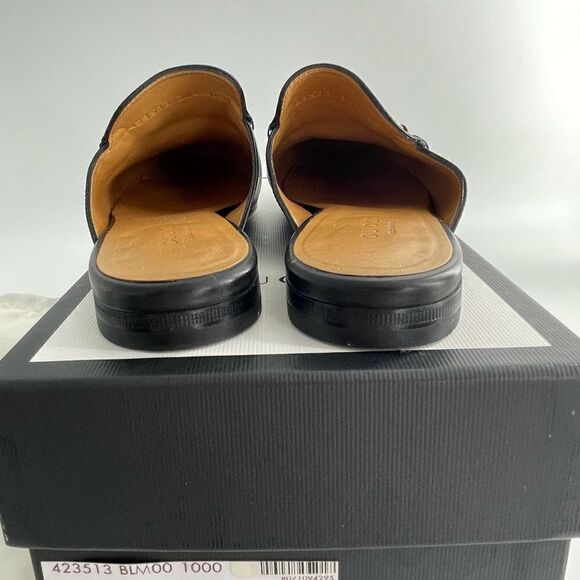 Gucci WOMEN'S PRINCETOWN LEATHER SLIPPER - Picture 9 of 12